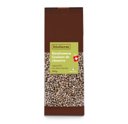 BIOFARM graines chanvre n décortiq bourge CH 200 g