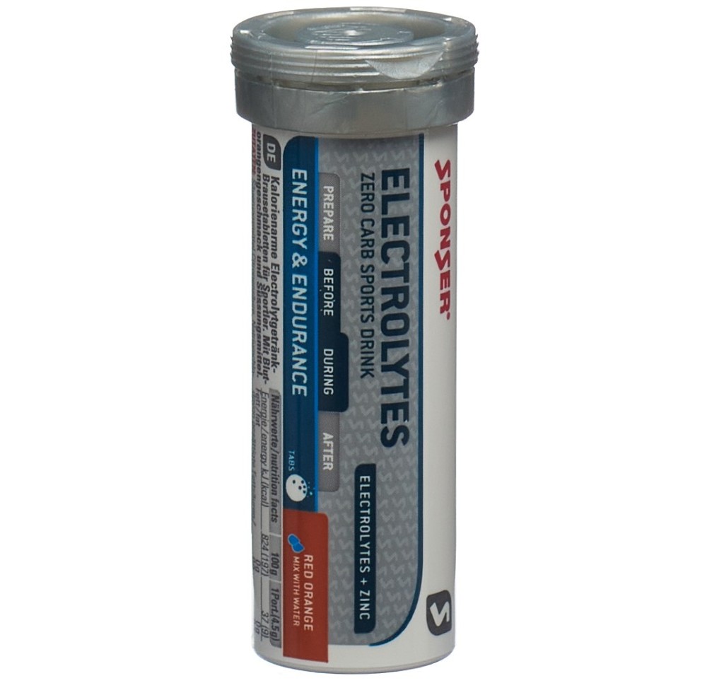 SPONSER Electrolytes tabs Red Orange 10 pce SPONSER Electrolytes tabs Red Orange 10 pce