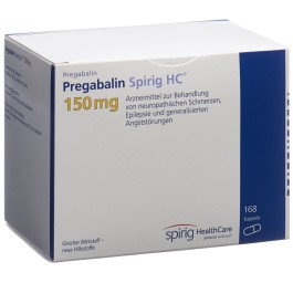 PREGABALINE Spirig HC caps 150 mg 168 pce