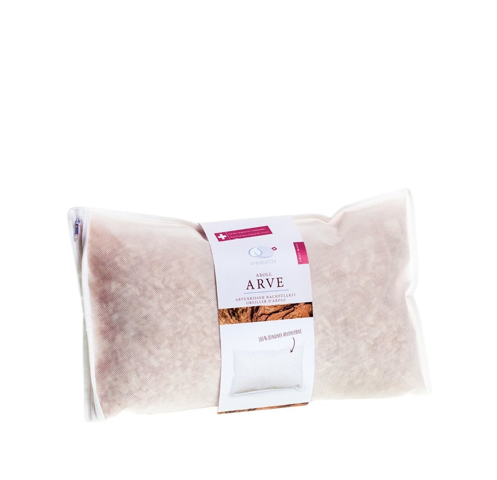 AROMALIFE AROLE oreiller bois arole 30x50cm recha