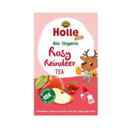 HOLLE Rosy Reindeer tisane fruits bio 20 x 2.2 g