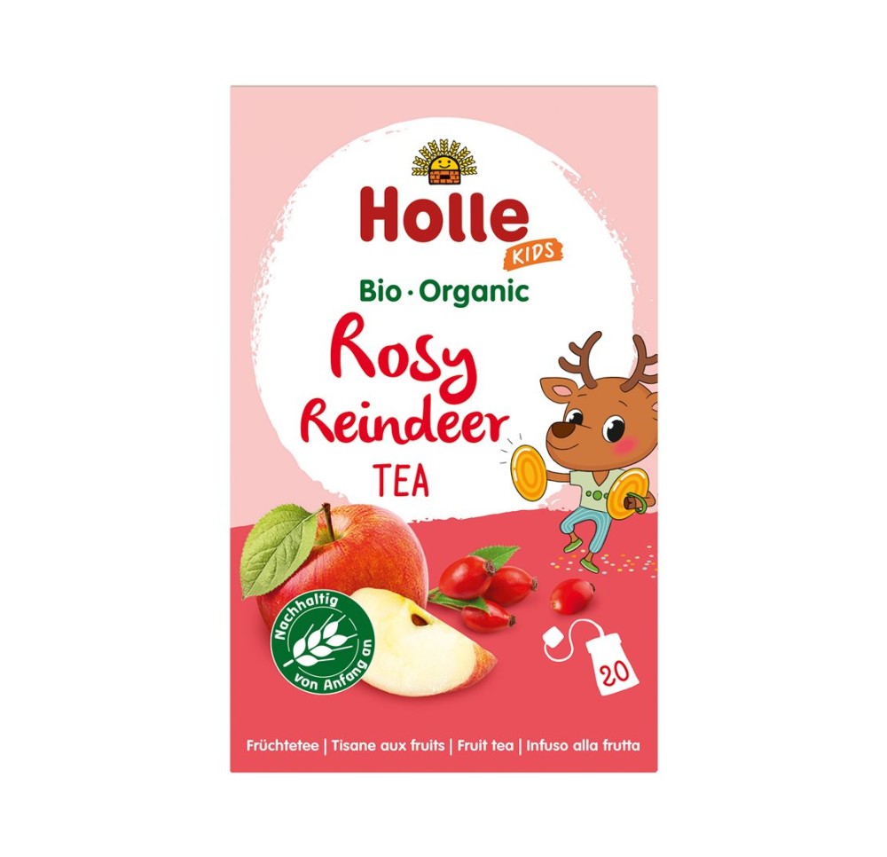 HOLLE Rosy Reindeer tisane fruits bio 20 x 2.2 g HOLLE Rosy Reindeer tisane fruits bio 20 x 2.2 g