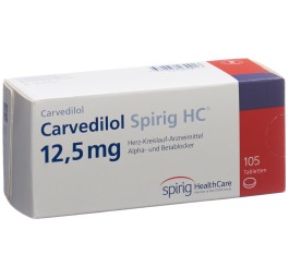 CARVEDILOL Spirig HC cpr 12.5 mg 105 pce