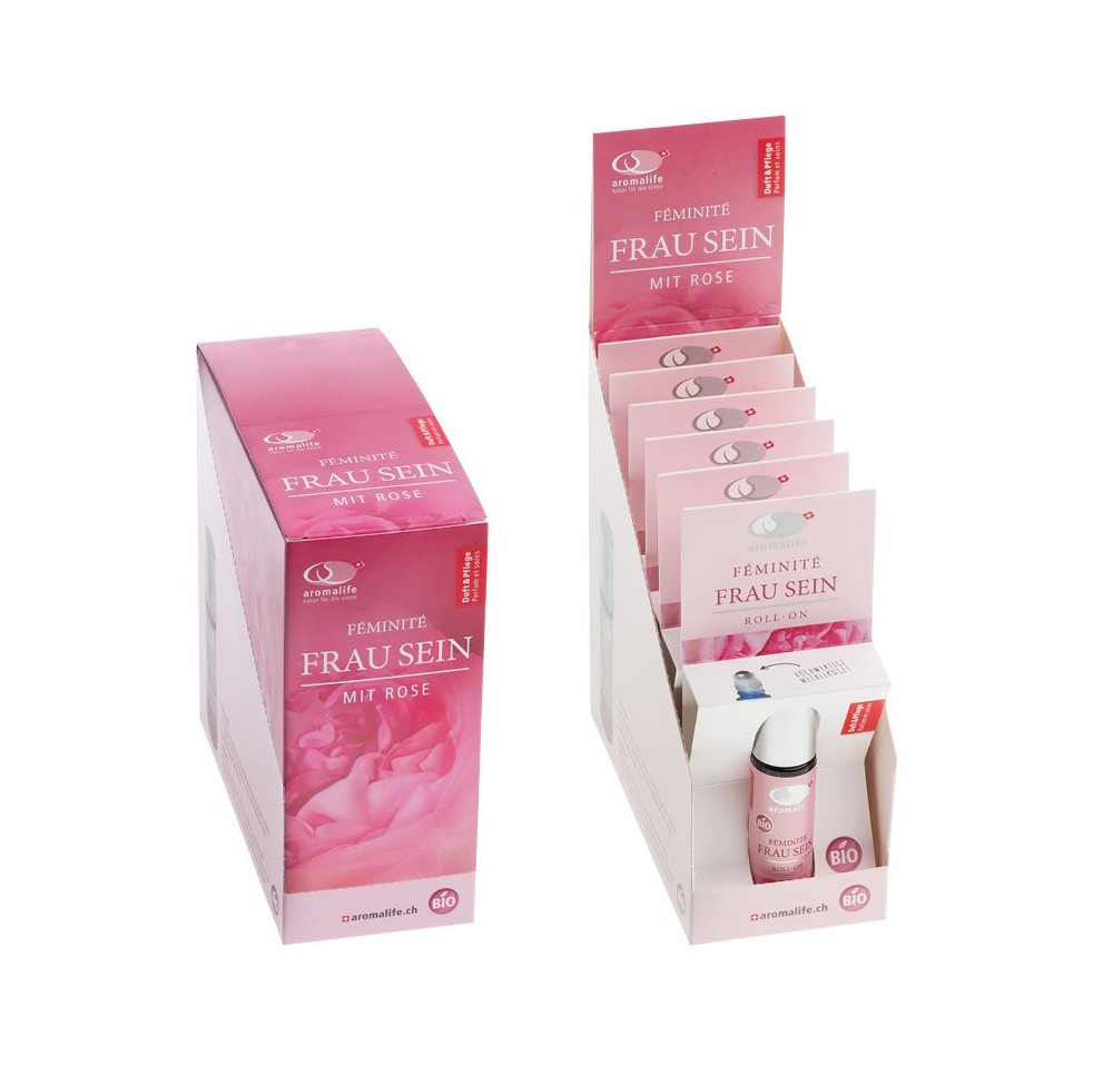AROMALIFE bien-être féminin display roll-on 6pce