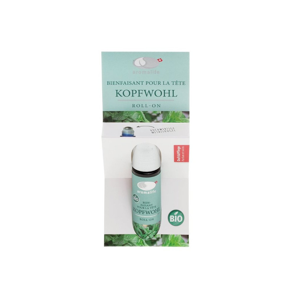 AROMALIFE bienfaisant pour la tête roll-on 10 ml AROMALIFE bienfaisant pour la tête roll-on 10 ml