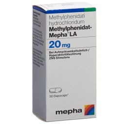 METHYLPHENIDAT Mepha LA depocaps 20 mg bte 30 pce