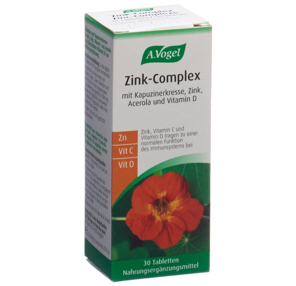 VOGEL zink-complex cpr fl verre 30 pce VOGEL zink-complex cpr fl verre 30 pce