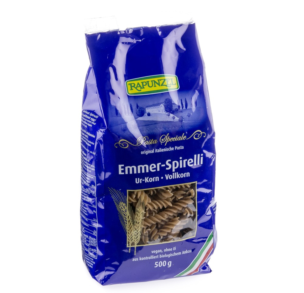 RAPUNZEL spirelli amidonnier complet sach 500 g RAPUNZEL spirelli amidonnier complet sach 500 g
