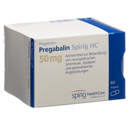 PREGABALINE Spirig HC caps 50 mg 84 pce