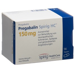PREGABALINE Spirig HC caps 150 mg 56 pce
