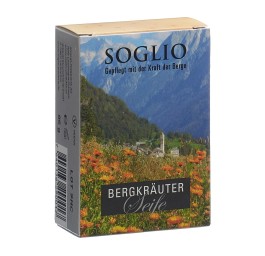 SOGLIO Savon aux herbes de montagne 95 g