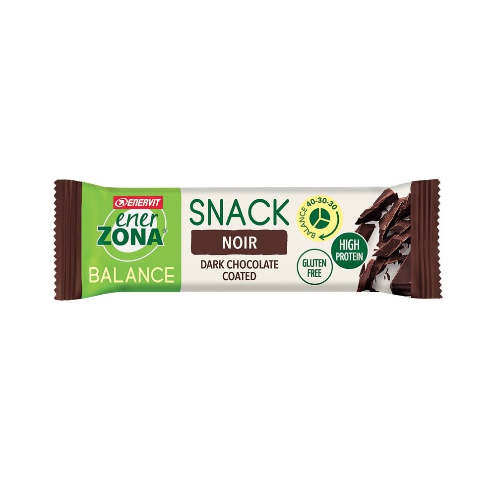 ENERZONA Barre snack chocolat noir 30 x 33 g