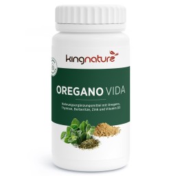 KINGNATURE Oregano Vida caps 614 mg bte 60 pce