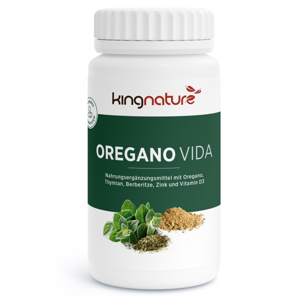 KINGNATURE Oregano Vida caps 614 mg bte 60 pce KINGNATURE Oregano Vida caps 614 mg bte 60 pce