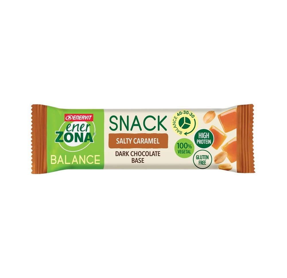 ENERZONA Barre snack salty caramel 30 x 25 g
