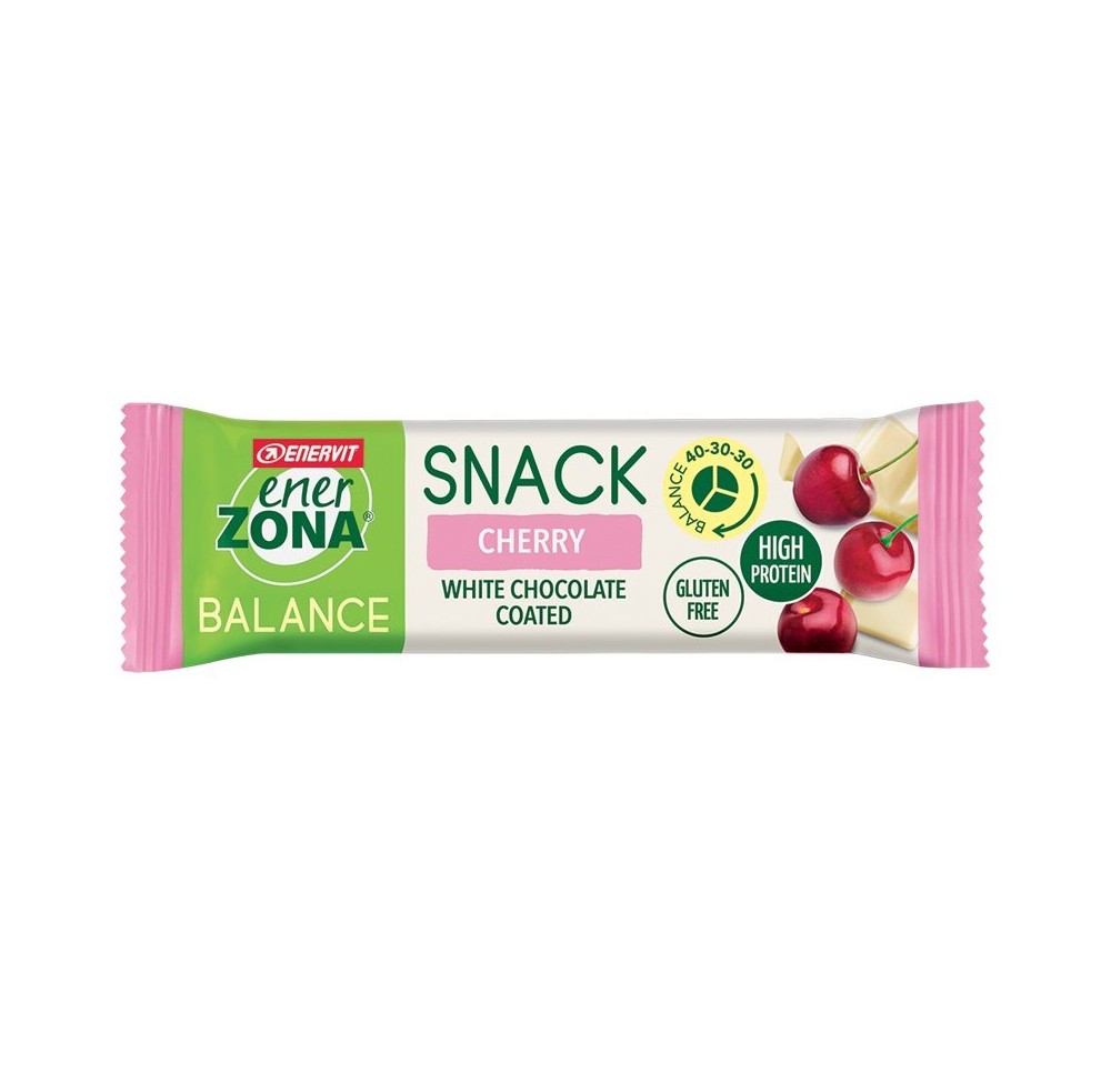 ENERZONA Barre snack cherry (cerise) 30 x 33 g