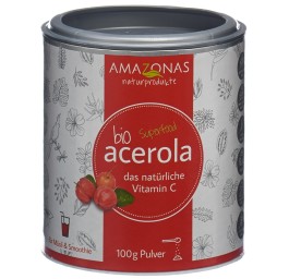 AMAZONAS acerola bio poudre a 17% Vitamin C 100 g