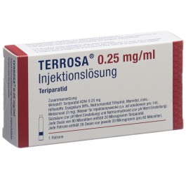 TERROSA sol inj 250 mcg/ml cartouche 2.4 ml