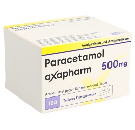 PARACETAMOL axapharm cpr pell 500 mg 100 pce