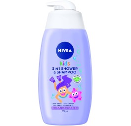 NIVEA kids 2en1 shower&shampoo girl fr bois 500 ml