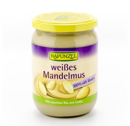 RAPUNZEL purée d'amandes blanche bio verre 500 g
