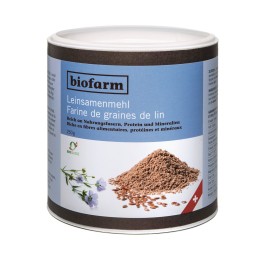 BIOFARM farine de graines de lin bourgeon CH 250 g