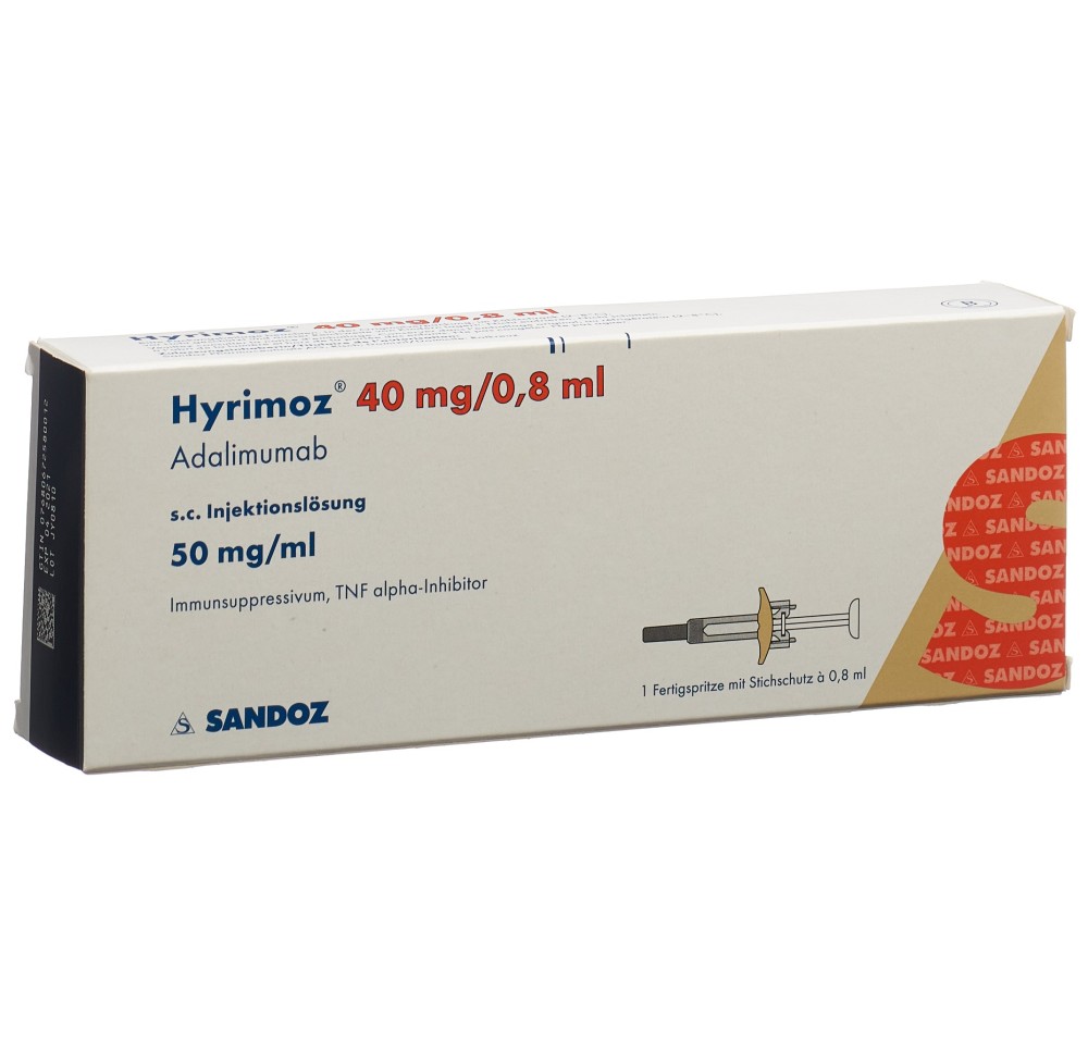 HYRIMOZ sol inj 40 mg/0.8ml ser pré 0.8 ml