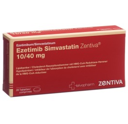 EZETIMIB SIMVASTATIN Zentiva cpr 10/40 mg 28 pce