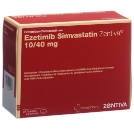 EZETIMIB SIMVASTATIN Zentiva cpr 10/40 mg 98 pce