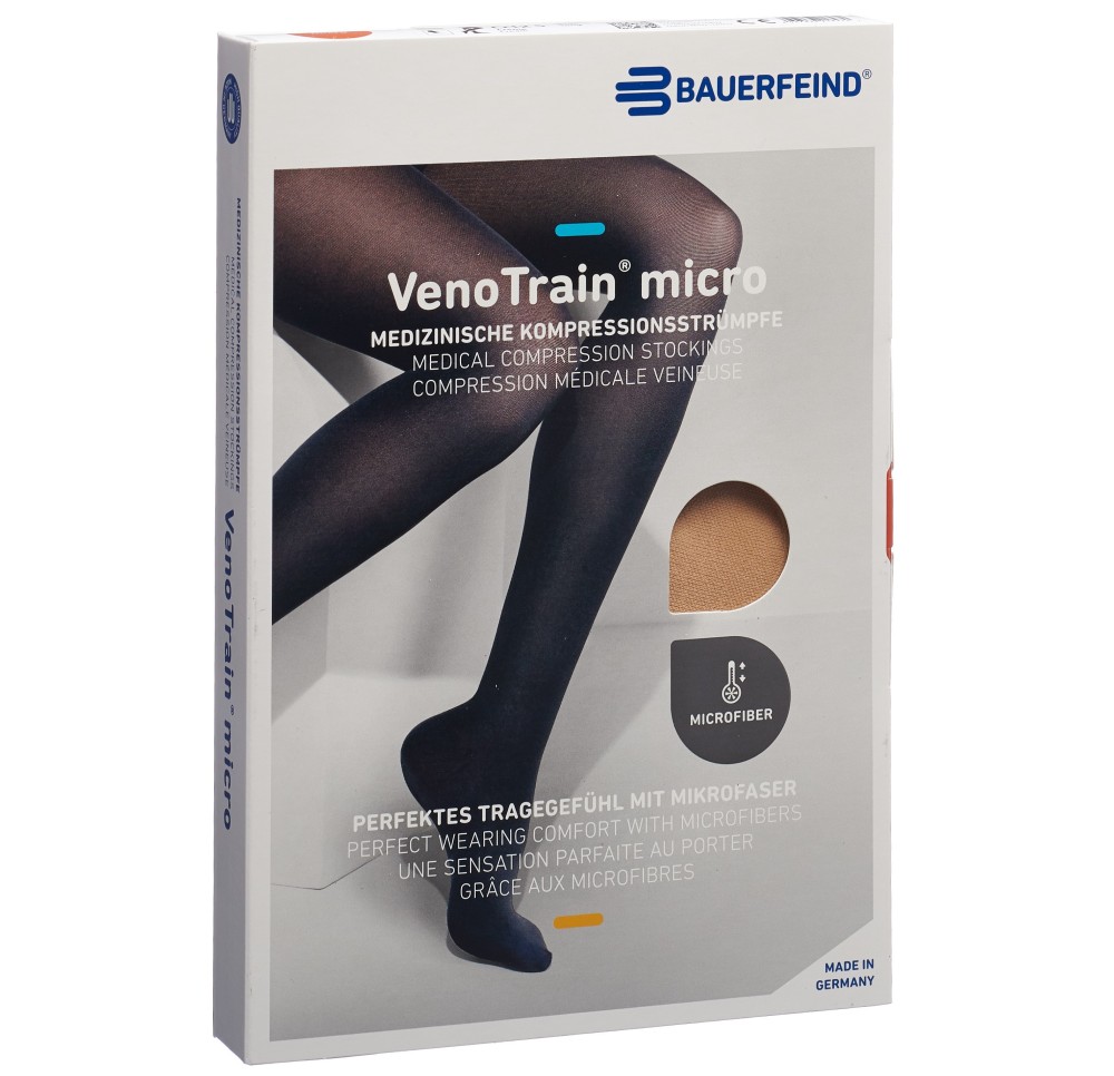 BAUERFEIND VT Micro CCL2 AG L pl po BM cr 1 paire BAUERFEIND VT Micro CCL2 AG L pl po BM cr 1 paire
