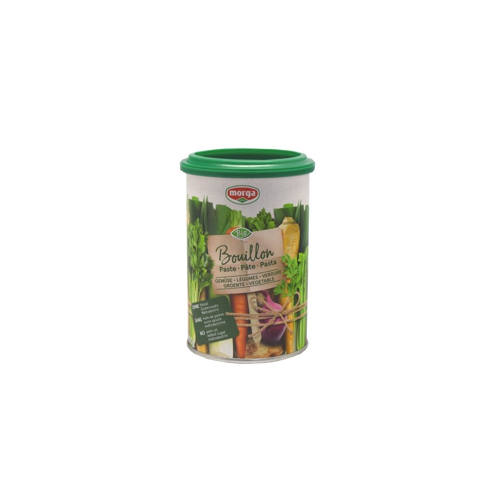 MORGA Bouillon légumes pâte go clean bio bte 400 g MORGA Bouillon légumes pâte go clean bio bte 400 g