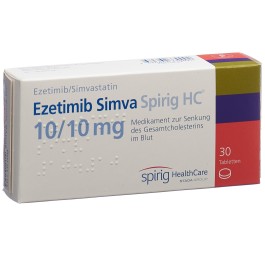 EZETIMIBE SIMVA Spirig HC cpr 10/10 mg 30 pce