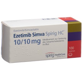 EZETIMIBE SIMVA Spirig HC cpr 10/10 mg 100 pce