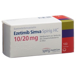 EZETIMIBE SIMVA Spirig HC cpr 10/20 mg 100 pce