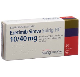 EZETIMIBE SIMVA Spirig HC cpr 10/40 mg 30 pce