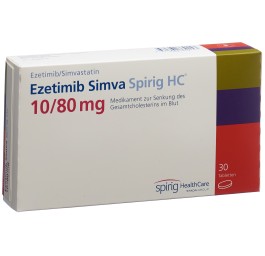 EZETIMIBE SIMVA Spirig HC cpr 10/80 mg 30 pce