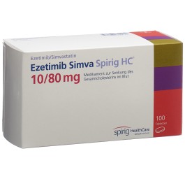 EZETIMIBE SIMVA Spirig HC cpr 10/80 mg 100 pce