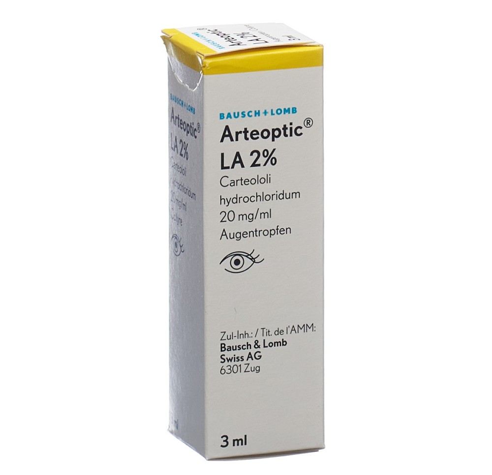 ARTEOPTIC LA gtt opht 2 % fl 3 ml ARTEOPTIC LA gtt opht 2 % fl 3 ml