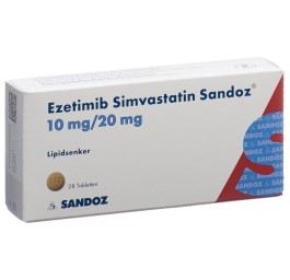 EZETIMIB SIMVASTATIN Sandoz cpr 10/20 mg 28 pce