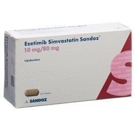 EZETIMIB SIMVASTATIN Sandoz cpr 10/80 mg 28 pce