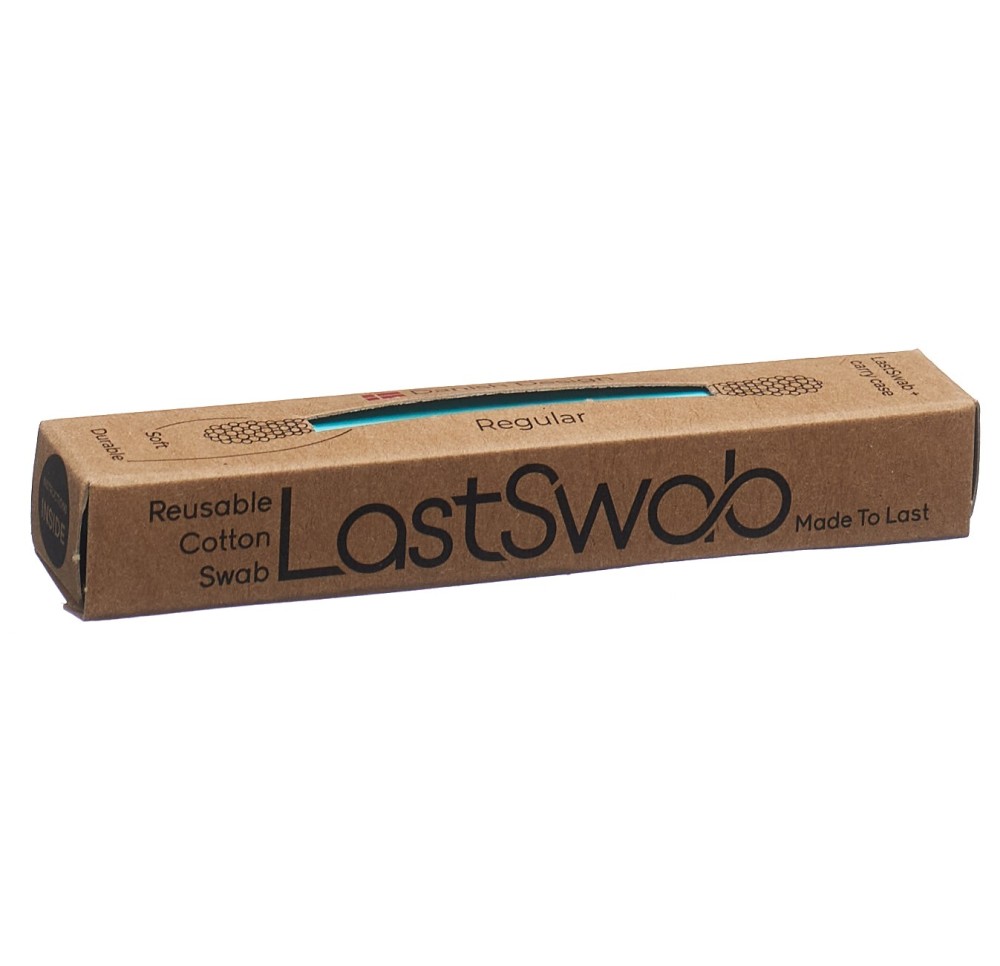 LASTSWAB Basic coton-tige réutilisable turquoise