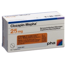 CLOZAPIN Mepha cpr 25 mg 50 pce