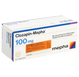 CLOZAPIN Mepha cpr 100 mg 50 pce