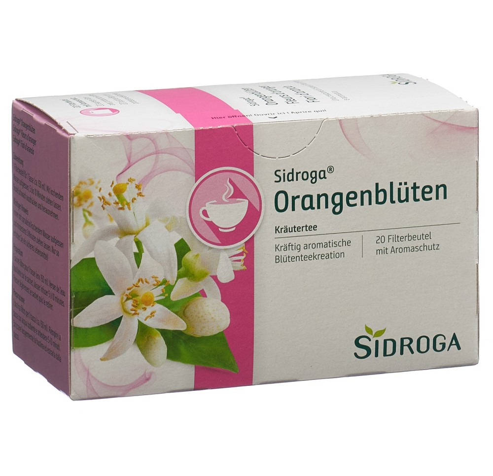 SIDROGA infusion de fleurs d'oranger sach 20 pce SIDROGA infusion de fleurs d'oranger sach 20 pce