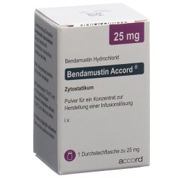 BENDAMUSTIN Accord subst sèche 25 mg flac