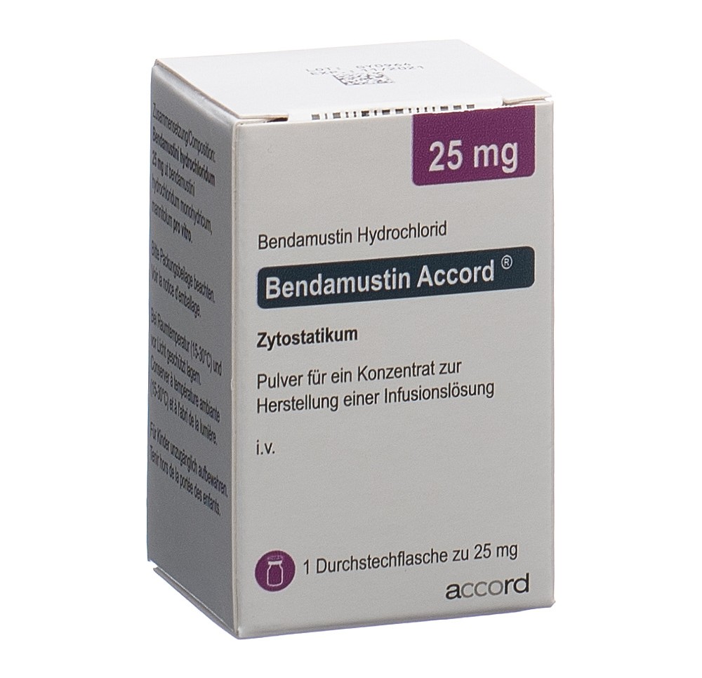 BENDAMUSTIN Accord subst sèche 25 mg flac BENDAMUSTIN Accord subst sèche 25 mg flac