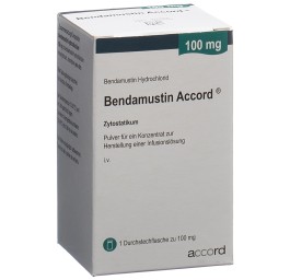 BENDAMUSTIN Accord subst sèche 100 mg flac