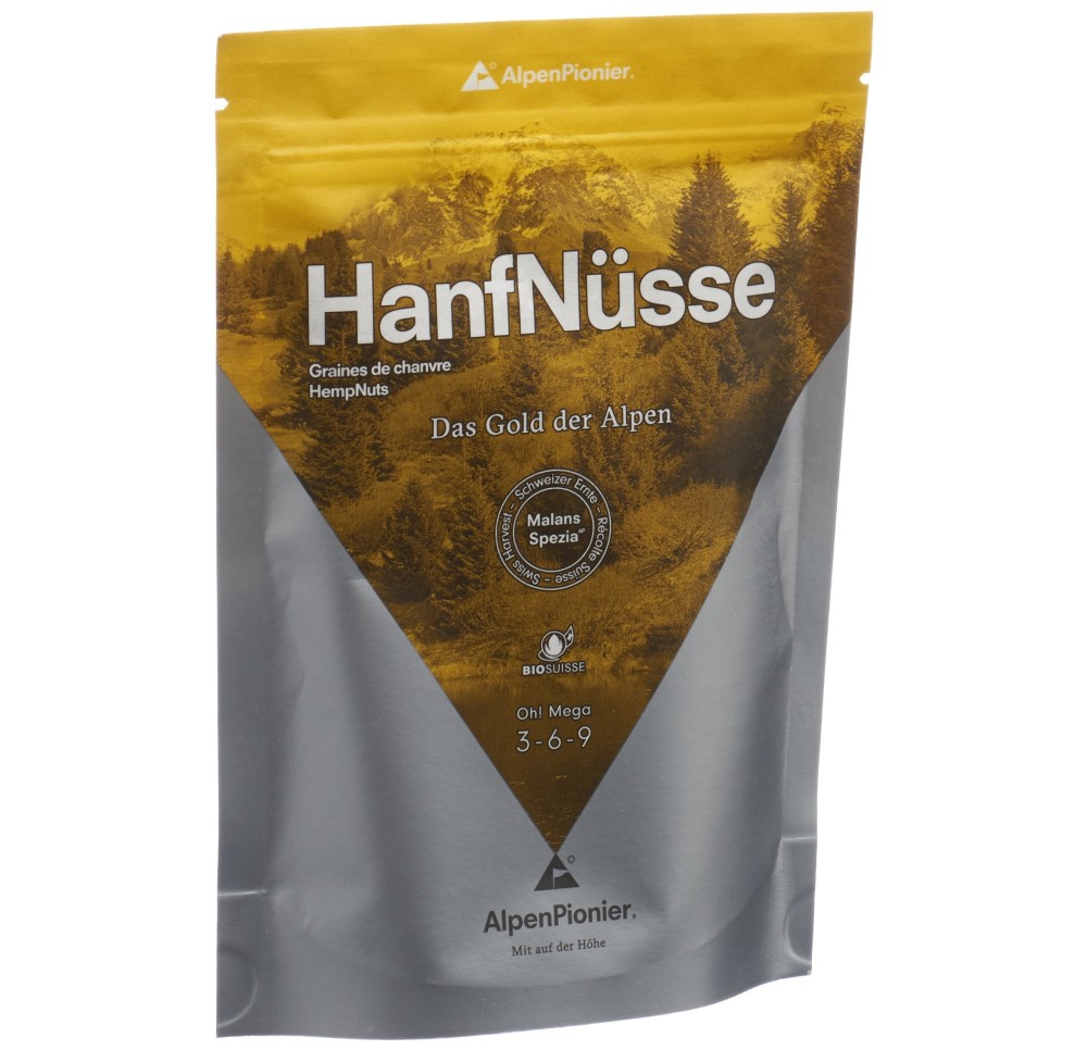 ALPENPIONIER Graines de chanvre BioSuisse 150 g ALPENPIONIER Graines de chanvre BioSuisse 150 g