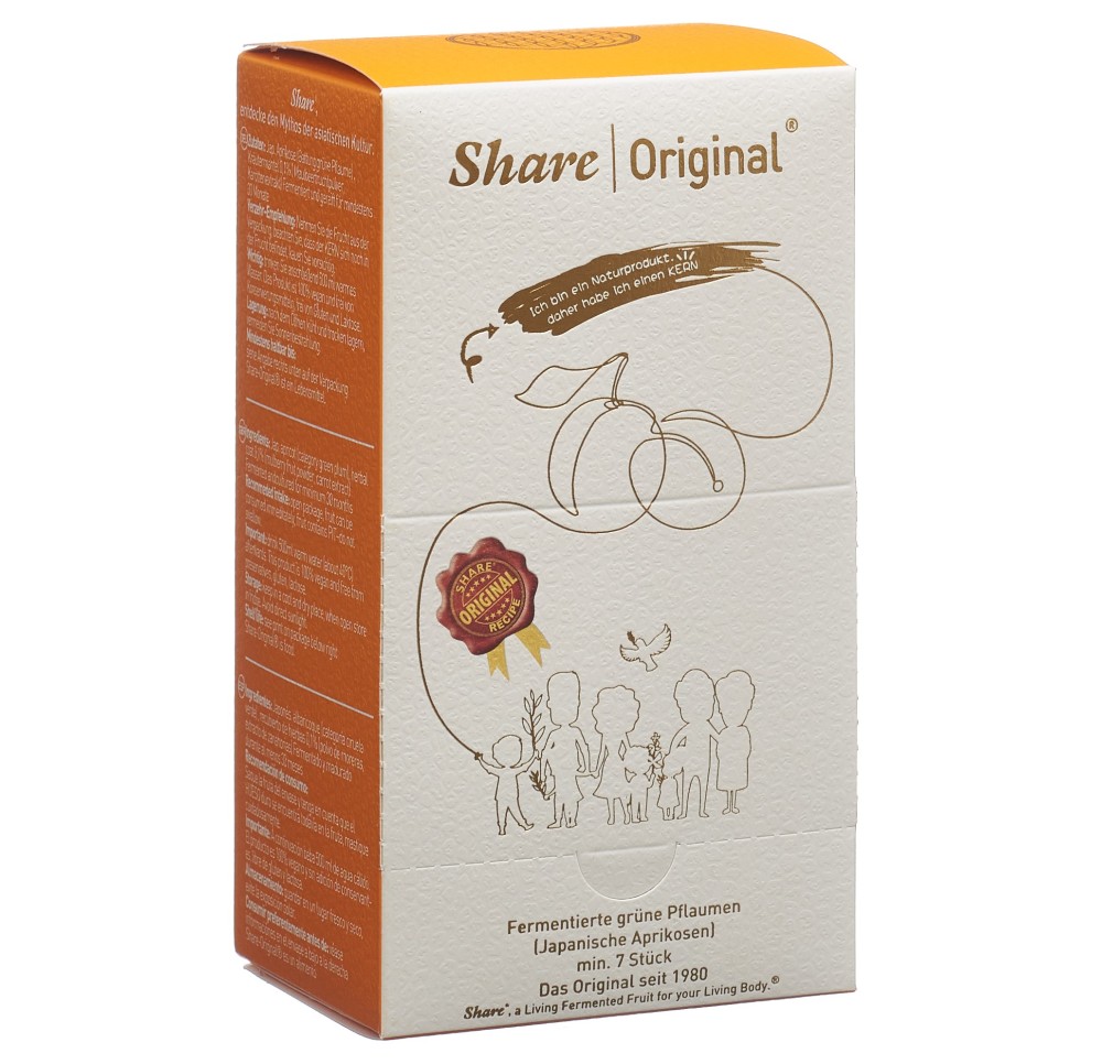 SHARE ORIGINAL prune vert fermentée sach 7 pce