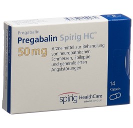 PREGABALINE Spirig HC caps 50 mg 14 pce